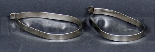 Broekklem metaal per 2 stuks