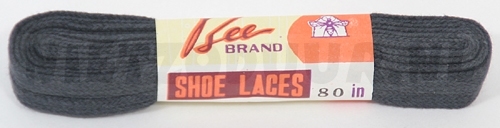 Veters Zwart katoen 200 cm per paar