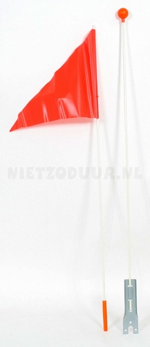 Fiets veiligheidsvlag oranje