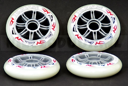 Skeeler wielen 100 mm 85A per 4 stuks