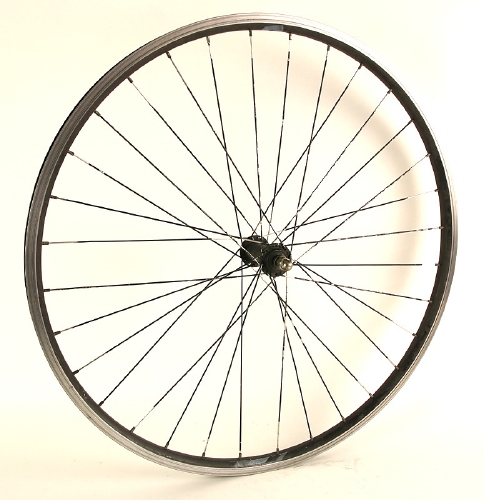 Voorwiel 28 x 1 5/8 x 1 3/8 zwarte velg