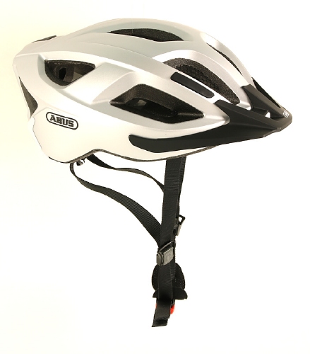 Fietshelm Abus aduro 2.0 zilver/zwart Maat L 58-62
