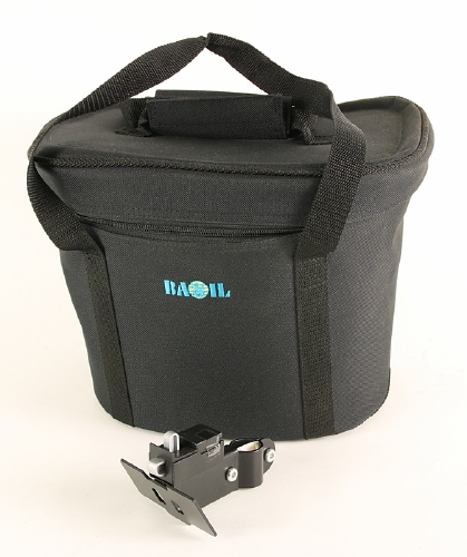 Basil Stuurtas Zwart afneembaar