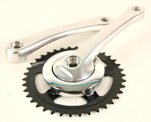 Crankstel aluminium met stalen blad 38 Tanden