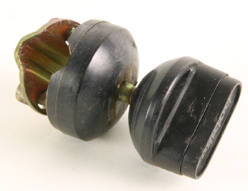 Gebruikte bobike montage knop tot 18 mm zwart per stuk