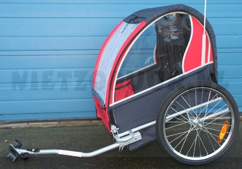 Fietskar voor kinderen rood / zwart