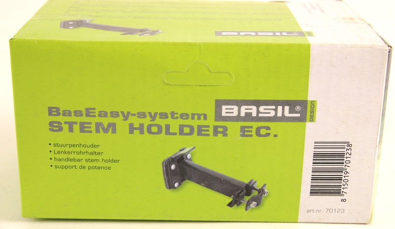 Basil stuurpenhouder voor manden- en tassen