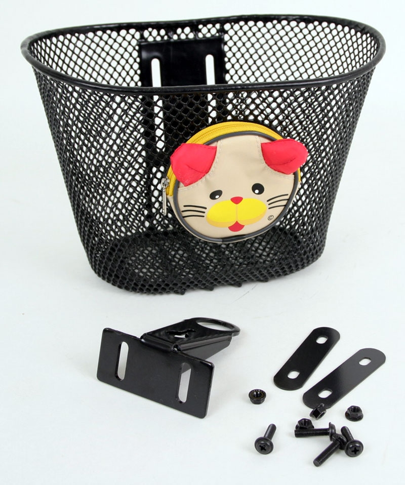 Kindermandje New Look Picasso vaste montage zwart/roze