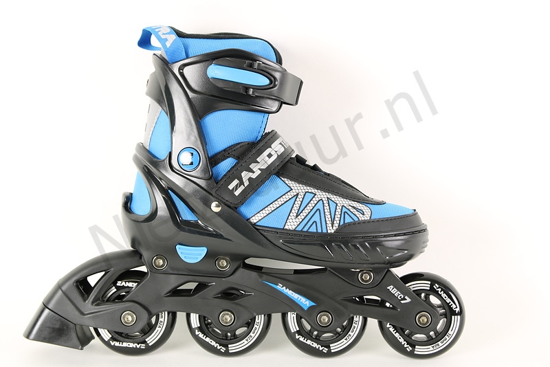 Zandstra combo maat M schaats en inline skates in één blauw
