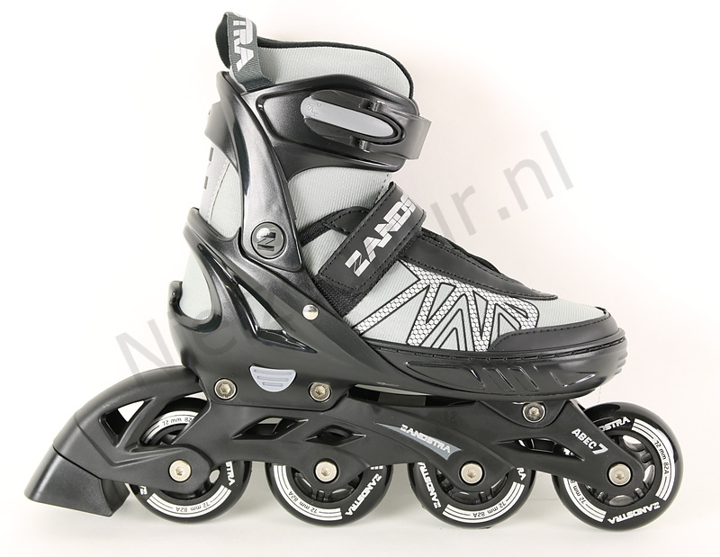 Zandstra combo maat M schaats en inline skates in één zwart