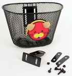 Kindermandje New Look Picasso vaste montage zwart/rood