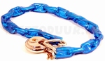 Discus kettingslot 90 cm blauw