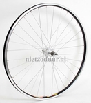 Achterwiel 28 x 1 5/8 x 1 3/8 aluminium voor schroefkrans