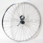 Achterwiel 28 x 1 5/8 x 1 3/8 aluminium velg terugtraprem