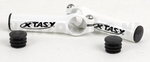 Bar ends X-Tasy aluminium superlight wit