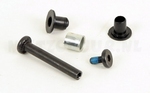 Montage asje voor skeelers / inline skates met remblok 41 mm
