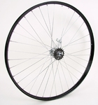 Achterwiel omafiets zwarte velg 28 x 1 1/2