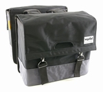 Urban Proof dubbele fietstas 40 liter zwart/grijs
