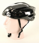 Fietshelm Mirage lichtgewicht allround 54 - 58 zwart/wit