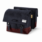 Urban Proof dubbele fietstas 40 liter bordeaux/grijs