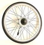 Achterwiel met ion motor