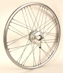 Voorwiel met 36V sanyo motor blanke aluminium velg gebruikt
