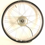 Voorwiel met motor e-motion D-light aluminium velg