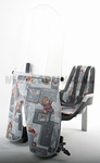 Bobike windscherm Jeansbear grey