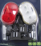 Led voor en achterlicht incl. batterijen